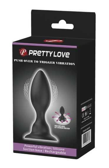 Анальний стимулятор з вібрацією PrettyLove-Push Over to Trigger vibration, BI-040076 Sex Aura | Зображення 8