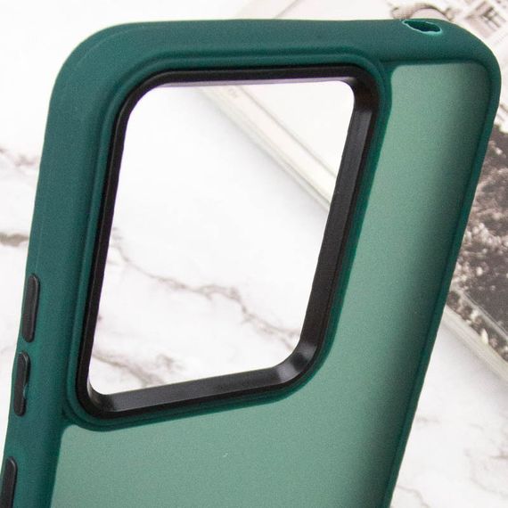 Чехол TPU+PC Lyon Frosted для Xiaomi Redmi 13C / Poco C65 Green | Зображення 4