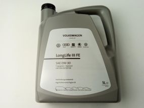 Олива моторна 0W-30 синтетична VAG Longlife III FE 5 л (GS55545M4)