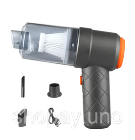 Автомобильный портативный беспроводной пылесос Easy Vacuum cleaner 2 in 1 M2042