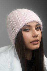Шапка «Роанн» (6040) светлая пудра