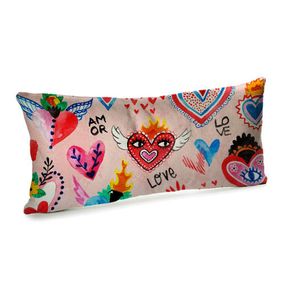 Подушка для дивану оксамитова Love Amor 50x24 см (52BP_22L002)