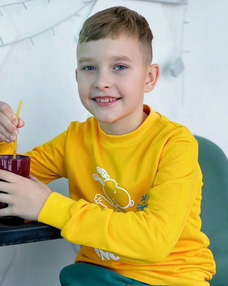 Джемпер для хлопчика Носи своє 110 Жовтий (p-2863-94771) | Зображення 3