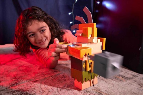 Игровая фигурка Майнкрафт Хранитель Портала 30 см Оригинал Mattel Minecraft Portal Guard | Зображення 7
