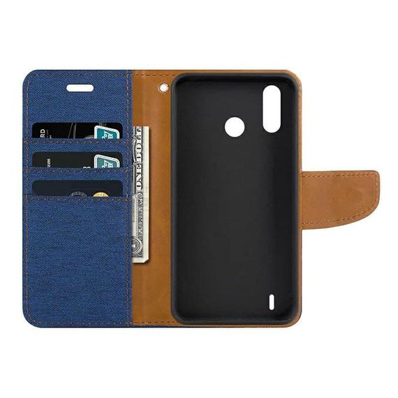 Чехол-Книжка Textile для Tecno Spark 4 lite цвет Красный | Зображення 1