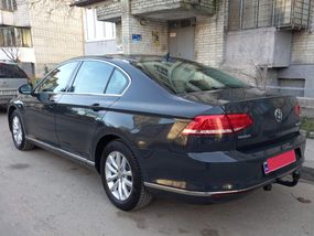 Накладка на торец заднього бампера SD/SW (3 шт, нерж) OmsaLine - Італійська нержавійка для Volkswagen Passat B8 2015-2024 рр