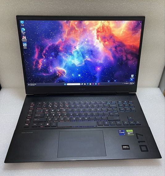 Игровой ноутбук Б-класс HP Omen 17t-cm200 / 17.3" (2560x1440) IPS / Intel Core i9-13900HX (24 (32) ядра по 3.9 - 5.4 GHz) / 16 GB DDR5 / 512 GB SSD / nVidia GeForce RTX 4080, 12 GB GDDR6, 192-bit / WebCam б/у | Зображення 1