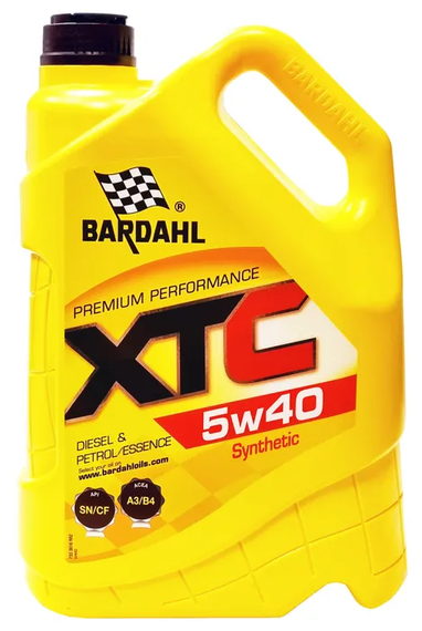Моторна олива Bardahl XTC 5w-40 5л.