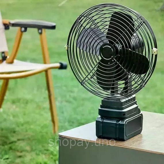 Аккумуляторный вентилятор Lithium Electric Fan 48V черный | Зображення 2