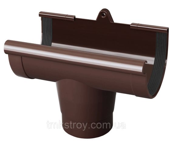 Воронка желоба. 130/100 Водосточные системы Rainway (Ренвей). коричневый