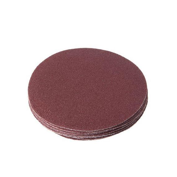 Круг наждачний самоклейний 125 мм, папір класу С, К80, 10 од. INTERTOOL BT-0508 | Зображення 1