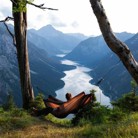 Туристичний гамак з москітною сіткою (240х150см), до 150 кг, A001 / Підвісний гамак для кемпінгу | Зображення 6