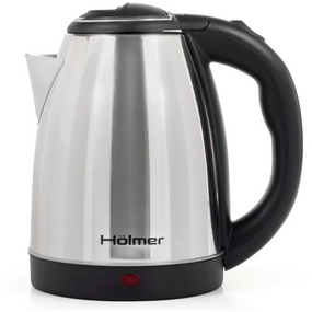 Електрочайник 1,8л 1500W нержавіюча сталь (диск) HKS-1101 Holmer