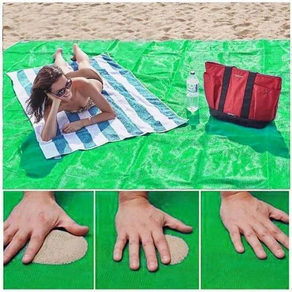 Пляжне покривало антипісок підстилка Sand-free Mat 150х200 см килимок | Зображення 3