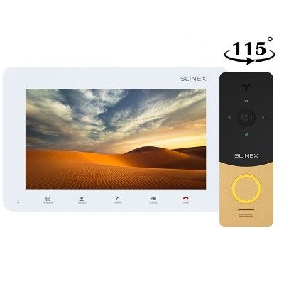 Комплект видеодомофона Slinex SM-07N Cloud White  ML-20HD | Зображення 4