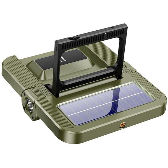 Кемпинговый фонарь Hoco DL22 solar-powered (5000 mAh) Green | Зображення 2