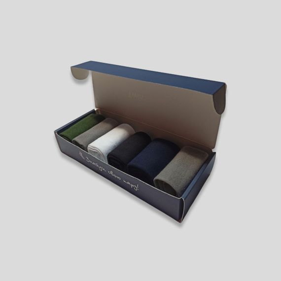 Підлітковий набір високих шкарпеток   (бренд BOX) від ТМ TwinSocks - 5 шт. на вибір | Зображення 1