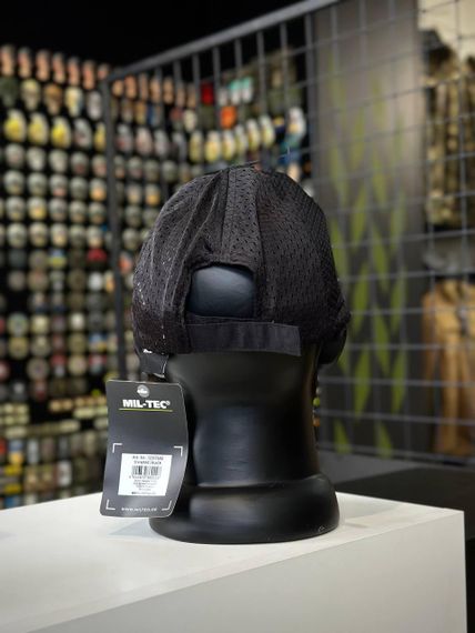 КЕПКА БЕЙСБОЛКА З СІТЧАСТОЮ ВСТАВКОЮ "MIL-TEC" Black | Зображення 3