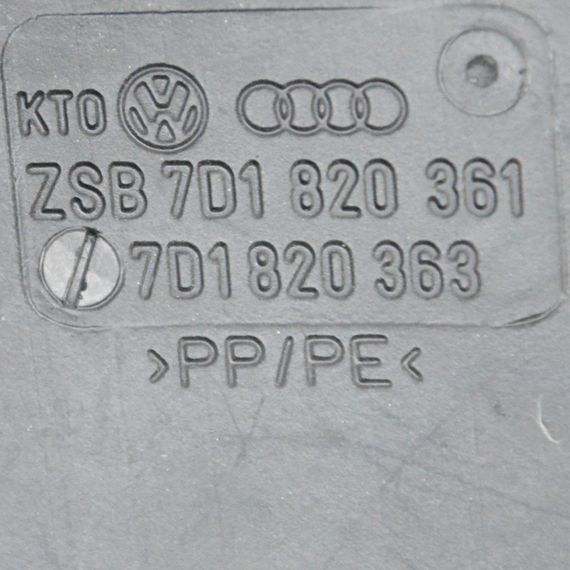 Повітропровід пічки Volkswagen Transporter T4 1990-2003 Деталь корпусу пічки Фольксваген т4 7D1820363 7D1820361 | Зображення 3