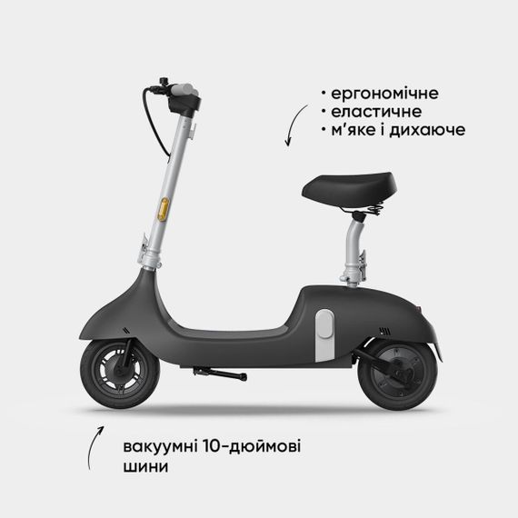 Електросамокат з сидінням OKAI Ceetle PRO EA10C Black | Зображення 5