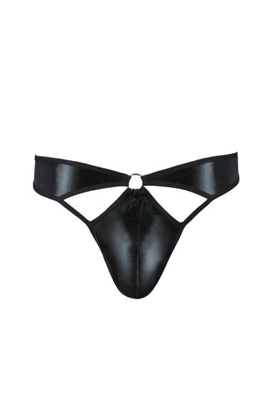 Чоловічі латексні стрінги Passion 033 THONG Paul, Чорний, L, XL | Зображення 2