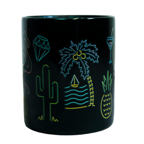 Чашка Огни отпуска VT-C-254330 в коробке (изменяющая цвет) Vittora 330мл | Зображення 3