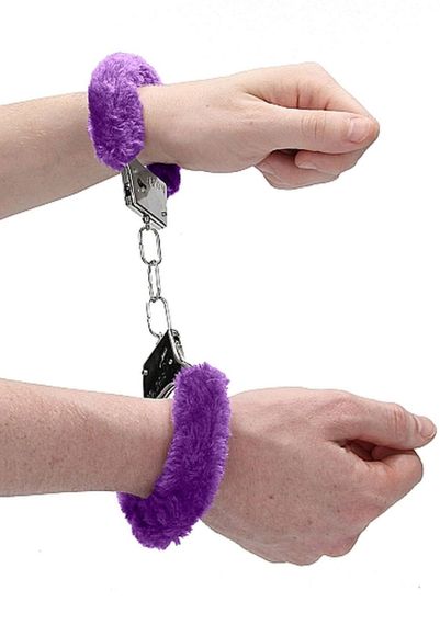 Наручники - Ouch! Beginner's Handcuffs Furry Purple Sex Aura | Зображення 3