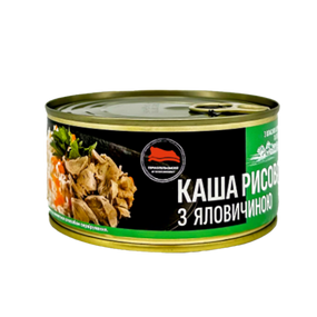 Каша рисова з яловичиною Тернопільський м'ясокомбінат 325 г