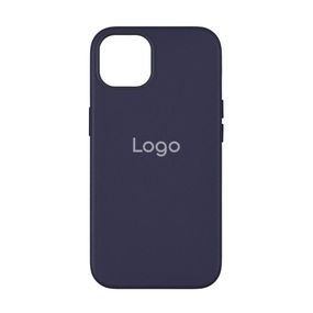 Чохол Leather Case with MagSafe для iPhone 15 Колір Indigo Синій