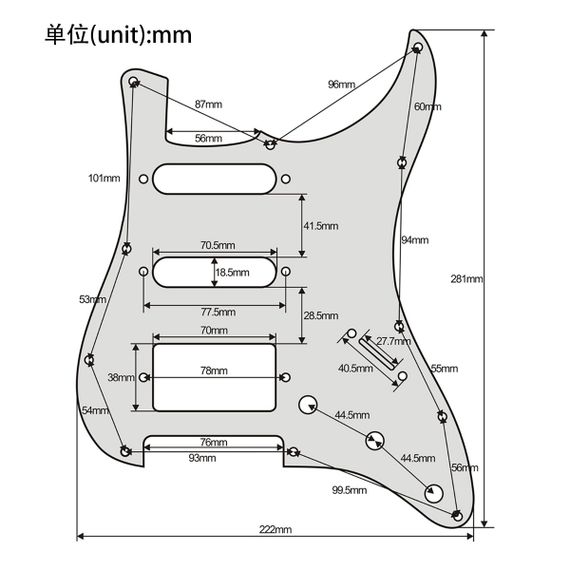 Пікгард для електрогітари HSS Fender Stratocaster America черепаха | Зображення 4