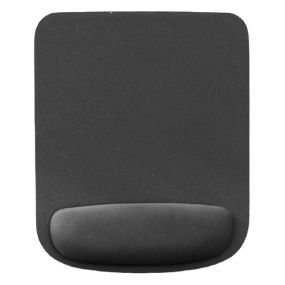 Коврик для мыши с подушкой для запястья эргономичный Черный