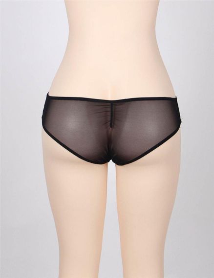 Трусики виниловые Star Night на молнии, черный sexstyle | Зображення 4