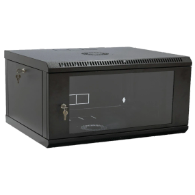 19" 4U 600x400x284мм акрилове скло, чорний Шафа - Серверні шафи