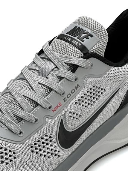 Чоловічі кросівки Air Zoom x React Light Grey Black (текстиль) A3900 44 28 | Зображення 4