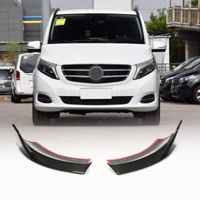 Накладки Flap на передний бампер (для V Class 2014-2019, Карбон) для Mercedes Vito/V-class W447 2014- гг