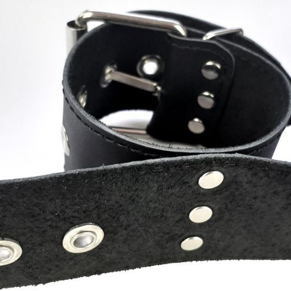 Нашийник з наручниками із натуральної шкіри Art of Sex - Bondage Collar with Handcuffs | Зображення 6