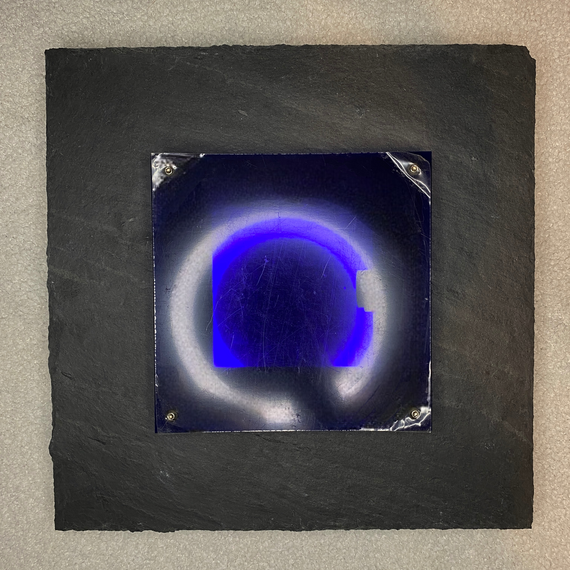 Світильник настінний Paulmann NATURA Fantasia 30×30 см дизайнерський з натурального каменю сланець з мікроблиском, E14, 40W | Зображення 2