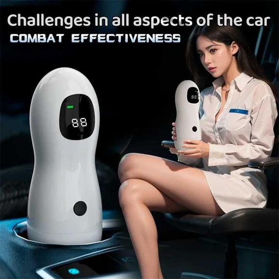 Автоматичний мастурбатор із навушниками та дисплеєм Sex robot USB Type-C | Зображення 2