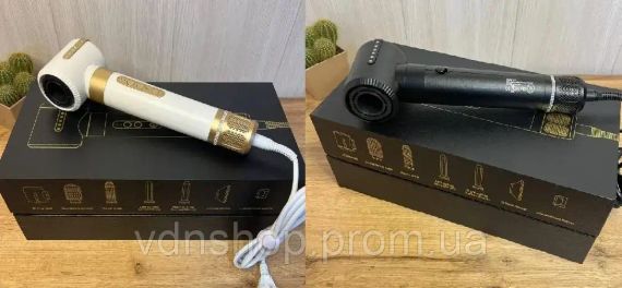 Фен-стайлер для волосся 7 в 1 чорний | Зображення 1