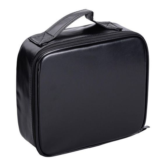 Органайзер косметичка из эко кожи с зеркалом и подсветкой 26×22×9 см HP-10-2AB | Зображення 7