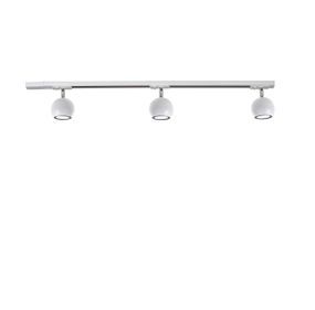 Трековий світильник на три плафони стельовий Track3 Bowl GU10 T9010003 Білий, Atmolight