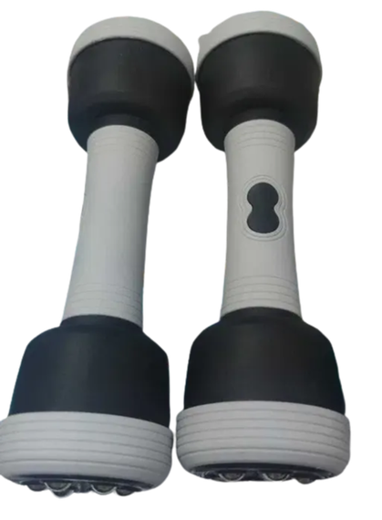 Массажные гантели с изменяемым весом для фитнеса Swan Fit Massage Dumbbells серые (17494-31_994) | Зображення 3