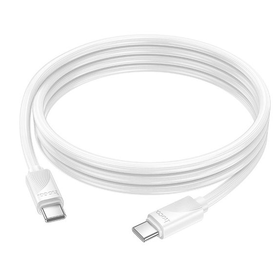 Дата кабель Hoco X114 Energy Type-C to Type-C 60W (1m) White | Зображення 2