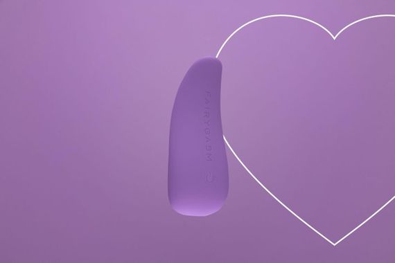 Вібратор-язичок FairyGasm ThrillLeaf violet Sex Aura | Зображення 5