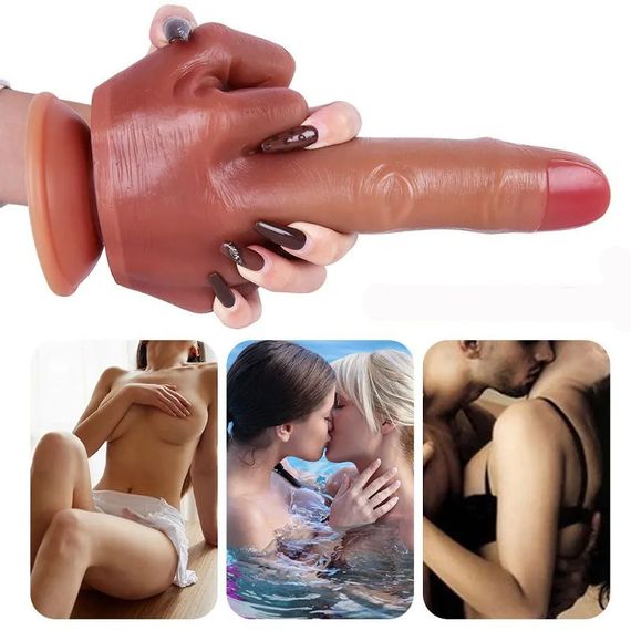 Большой фаллоимитатор для фистинга Dildo Middle Finger 210*37 mm | Зображення 3