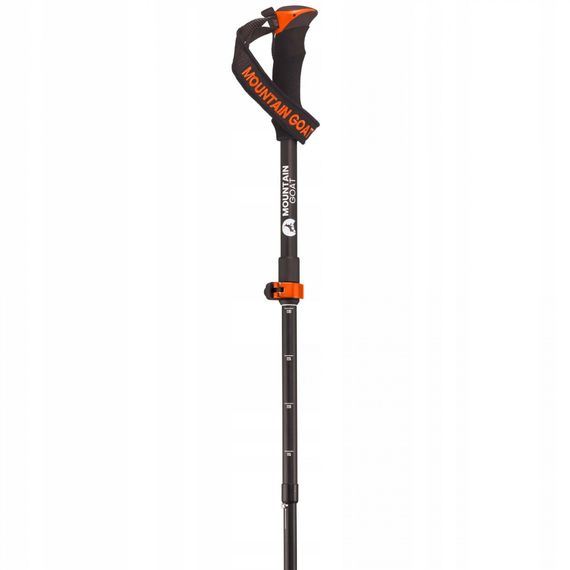 Трекінгові палиці Mountain Goat Pro+ 43-130 см MG0008 Black/Orange (P-5907739318251) | Зображення 2