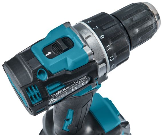 Шурупокрут-дриль акумуляторний Makita DF002GZ (64 Нм, 1.5-13 мм, BL, XGT, без акумуляторів та зарядного пристрою) | Зображення 3
