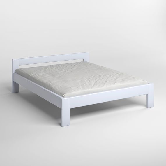 Двоспальне дерев'яне ліжко Mebigrand Делі Сіро-блакитний (S2010R80B) 140х200 см (MBG-3968) | Зображення 1