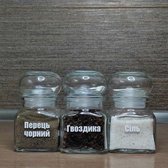 Набор баночек для хранения специй, стекло 12 шт. (BS-G15) | Зображення 3