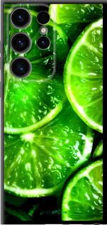 Чохол на Samsung Galaxy S24 Ultra Зелені часточки лимона "852b-3389-2448"